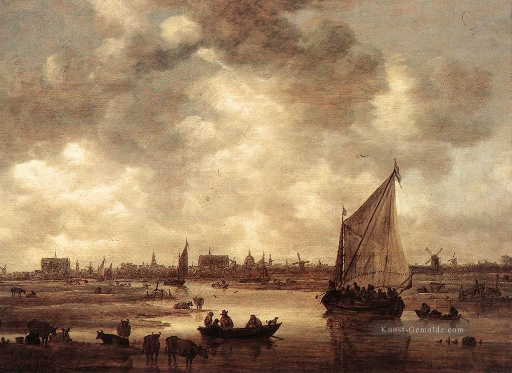 Ansicht von Leiden 1650 Jan van Goyen Ölgemälde